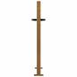 Preview: Gartentor 105x80 cm Cortenstahl Quadratisches Design