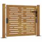 Preview: Gartentor 105x80 cm Cortenstahl Quadratisches Design