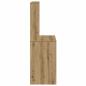 Preview: Schreibtisch mit Regal Artisan-Eiche 100x45x140cm Holzwerkstoff