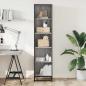Preview: Bücherregal Grau Sonoma 40x35x170,5 cm Holzwerkstoff