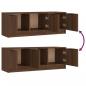 Preview: TV-Schrank Braun Eichen-Optik 102x35x36,5 cm Holzwerkstoff