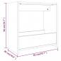 Preview: Beistelltisch Braun Eichen-Optik 50x26x50 cm Holzwerkstoff