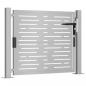 Preview: Gartentor 105x105 cm Cortenstahl Quadratisches Design