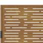 Preview: Gartentor 105x105 cm Cortenstahl Quadratisches Design