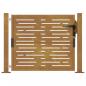 Preview: Gartentor 105x105 cm Cortenstahl Quadratisches Design
