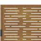Preview: Gartentor 105x105 cm Cortenstahl Quadratisches Design