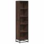 Preview: Bücherregal Braun Eichen-Optik 40x35x170,5 cm Holzwerkstoff