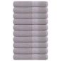 Preview: Saunatücher 10 Stk. Grau 80x200 cm 360 g/m² 100% Baumwolle