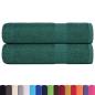 Preview: Duschtücher 2 Stk. Grün 70x140 cm 360 g/m² 100% Baumwolle