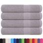 Preview: Handtücher 4 Stk. Grau 100x200 cm 360 g/m² 100% Baumwolle