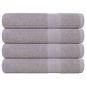 Preview: Handtücher 4 Stk. Grau 100x200 cm 360 g/m² 100% Baumwolle