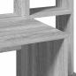 Preview: Schreibtisch mit Regal Grau Sonoma 100x45x140 cm Holzwerkstoff