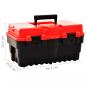Preview: Werkzeugkoffer Kunststoff 462 x 256 x 242 mm Rot