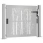 Preview: Gartentor 105x80 cm Cortenstahl Bambus-Design