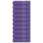 Preview: ARDEBO.de - Handtücher 10 Stk. Lila 50x100 cm 360 g/m² 100% Baumwolle