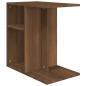 Preview: Beistelltisch Braun Eichen-Optik 50x30x50 cm Holzwerkstoff