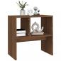 Preview: Beistelltisch Braun Eichen-Optik 50x30x50 cm Holzwerkstoff