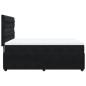 Preview: Boxspringbett mit Matratze Schwarz 160x200 cm Samt