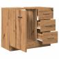 Preview: Waschbeckenschrank Artisan-Eiche 63x30x54 cm Holzwerkstoff