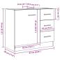 Preview: Waschbeckenschrank Artisan-Eiche 63x30x54 cm Holzwerkstoff