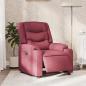 Preview: Relaxsessel Elektrisch Weinrot Stoff