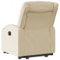 Preview: Relaxsessel mit Aufstehhilfe Creme Stoff