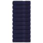 Preview: ARDEBO.de - Badetücher 10 Stk. Marineblau 100x150cm 360 g/m² 100% Baumwolle