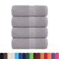 Preview: Gästetücher 4 Stk. Grau 30x50 cm 360 g/m² 100% Baumwolle