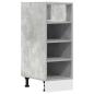 Preview: Unterschrank Betongrau 30x44,5x81,5 cm Holzwerkstoff