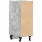 Preview: Unterschrank Betongrau 30x44,5x81,5 cm Holzwerkstoff
