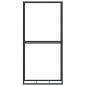 Preview: Brennholzregal Schwarz 100x30x209 cm Stahl