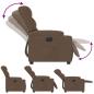 Preview: Relaxsessel Elektrisch Braun Stoff