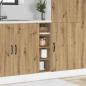 Preview: ARDEBO.de - Unterschrank Artisan-Eiche 20x44,5x81,5 cm Holzwerkstoff