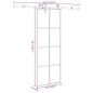 Preview: Schiebetür mit Beschlag 76x205 cm ESG-Glas & Aluminium