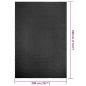 Preview: Teppich ZIZUR Anthrazit 200x290cm Jute-Optik Indoor und Outdoor