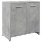 Preview: Waschbeckenunterschrank Betongrau 60x33x60 cm Holzwerkstoff