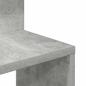Preview: Wand-Eckregal Betongrau 32x32x127,5 cm Holzwerkstoff