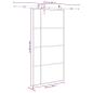 Preview: Schiebetür mit Beschlag 102,5x205 cm ESG-Glas & Aluminium