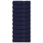 Preview: ARDEBO.de - Duschtücher 10 Stk. Marineblau 70x140cm 360 g/m² 100% Baumwolle