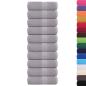 Preview: Gästetücher 10 Stk. Grau 30x50 cm 360 g/m² 100% Baumwolle