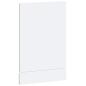 Preview: Geschirrspülerblende Porto Hochglanz-Weiß 45x1,5x67 cm