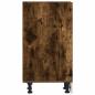 Preview: Unterschrank Räuchereiche 20x44,5x81,5 cm Holzwerkstoff