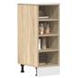 Preview: ARDEBO.de - Unterschrank Sonoma-Eiche 30x44,5x81,5 cm Holzwerkstoff