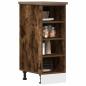 Preview: ARDEBO.de - Unterschrank Räuchereiche 30x44,5x81,5 cm Holzwerkstoff