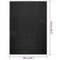 Preview: Teppich ZIZUR Anthrazit 160x230cm Jute-Optik Indoor und Outdoor