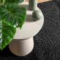 Preview: ARDEBO.de - Teppich ZIZUR Anthrazit 140x200cm Jute-Optik Indoor und Outdoor