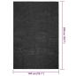 Preview: Teppich ZIZUR Anthrazit 140x200cm Jute-Optik Indoor und Outdoor