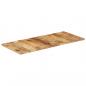 Preview: Tischplatte 140x60x(2,5-2,7) cm Raues Mangoholz