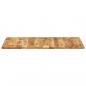 Preview: Tischplatte 140x60x(2,5-2,7) cm Raues Mangoholz