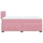 Preview: Boxspringbett mit Matratze Rosa 120x190 cm Samt